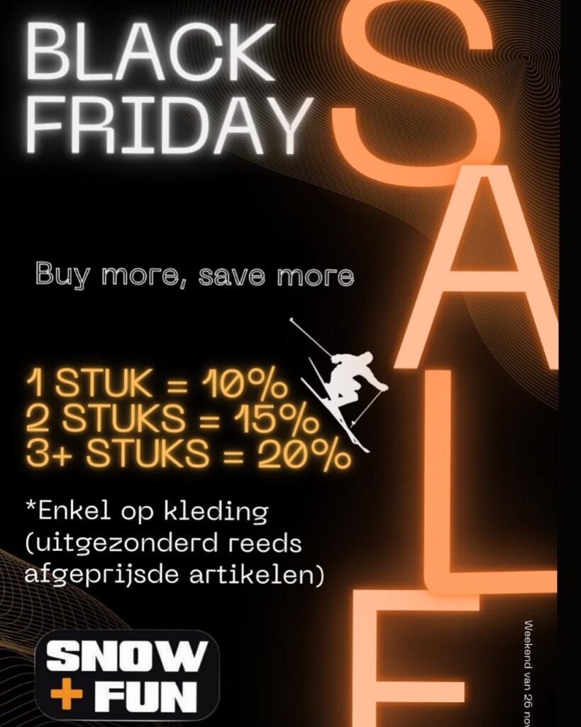 BLACK FRIDAY OP KLEDING