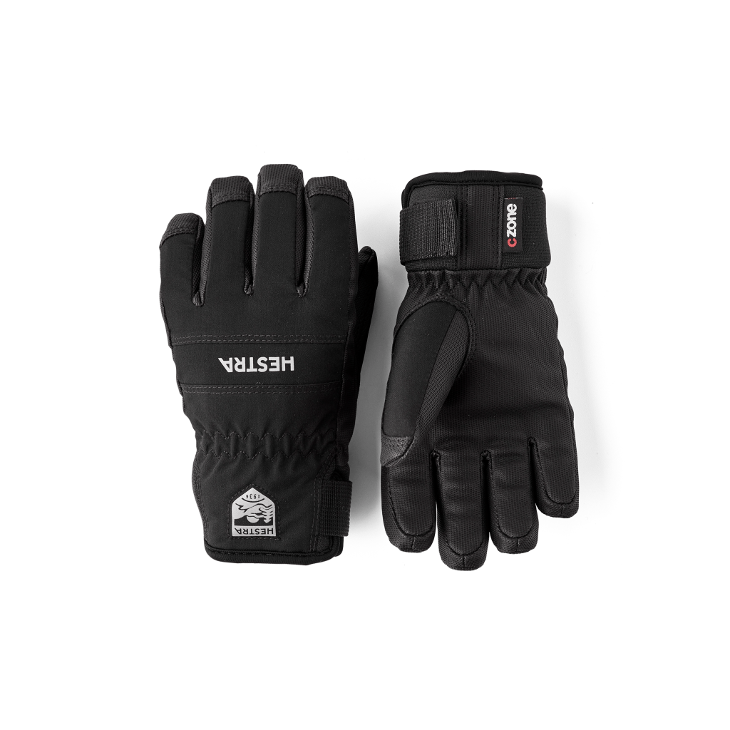 Hestra Ferox CZone Jr - 5 finger - Black