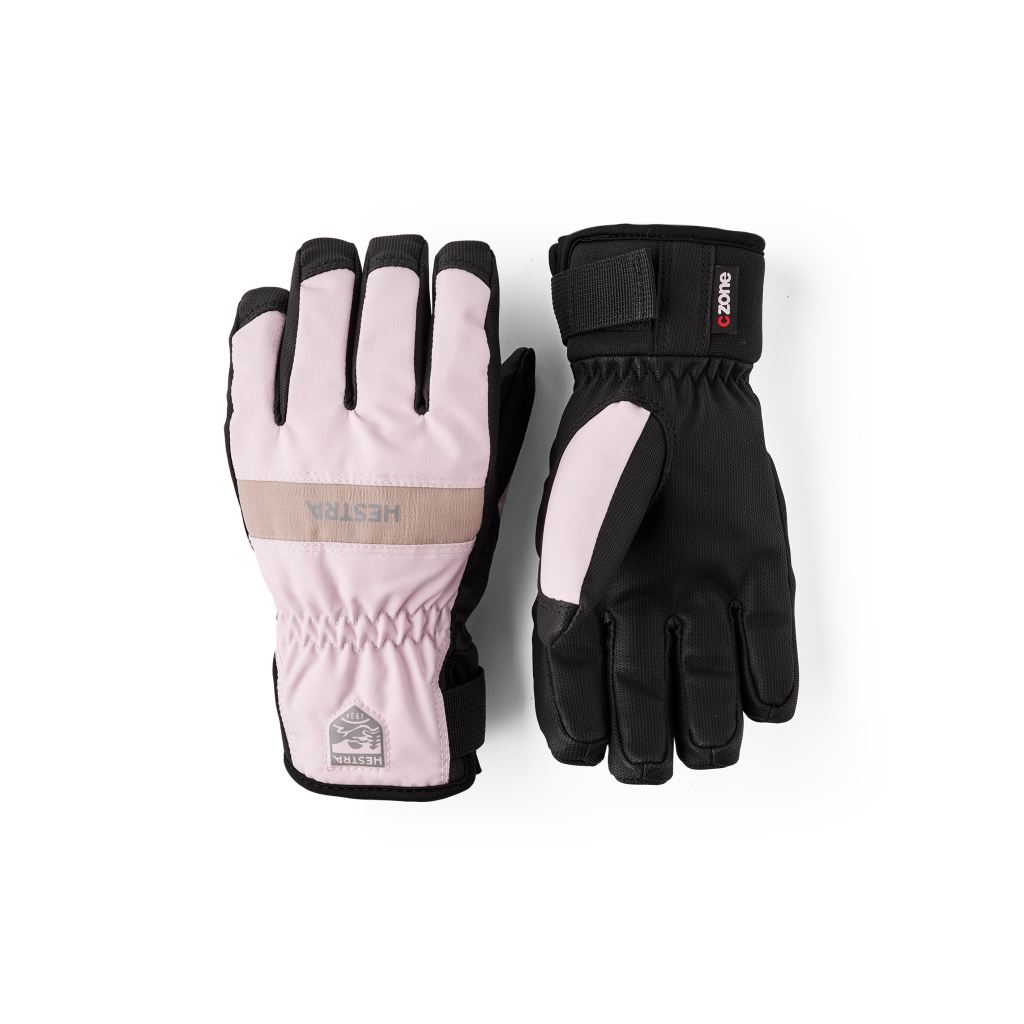 Hestra Ferox CZone Jr - 5 finger - Pink