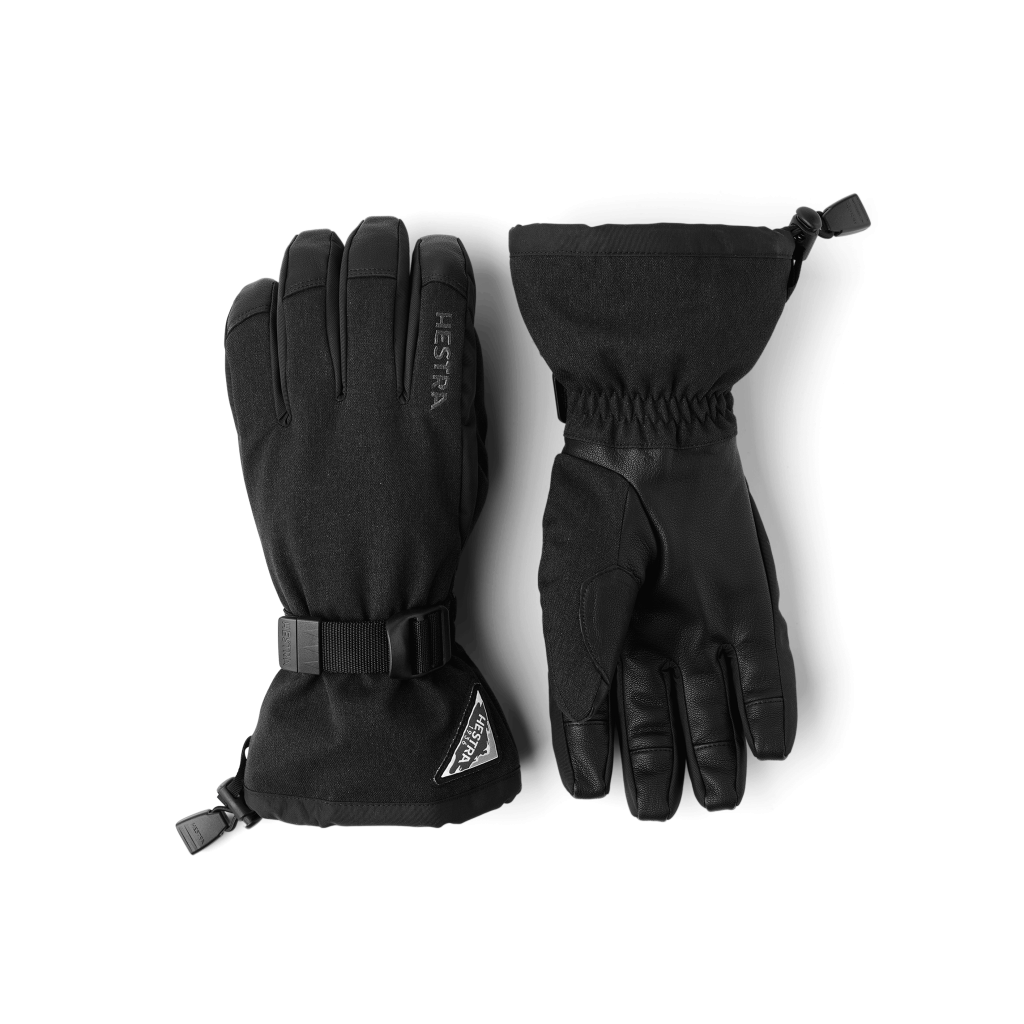 Hestra Powder Gauntlet – 5 finger – Black