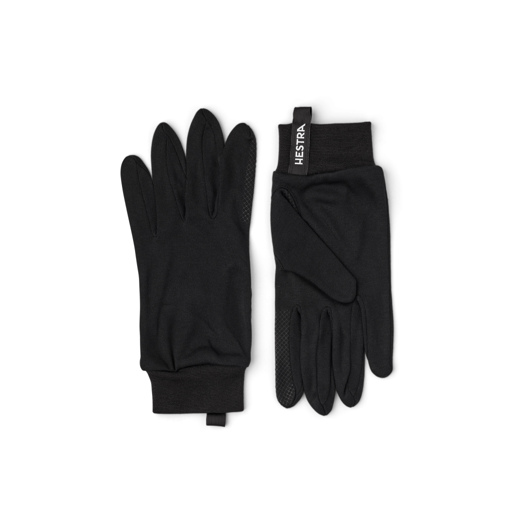 Hestra Silk Liner Touch Point – 5 finger – Black