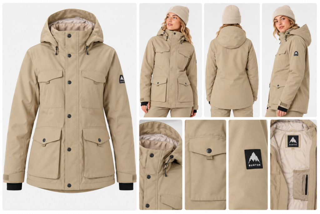 Burton Women’s Process Kelpt Jacket – Khaki – M