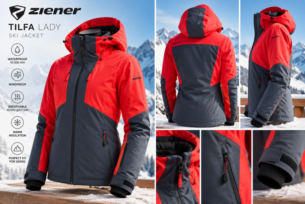 ZIENER TILFA Lady Ski Jacket – Ombre
